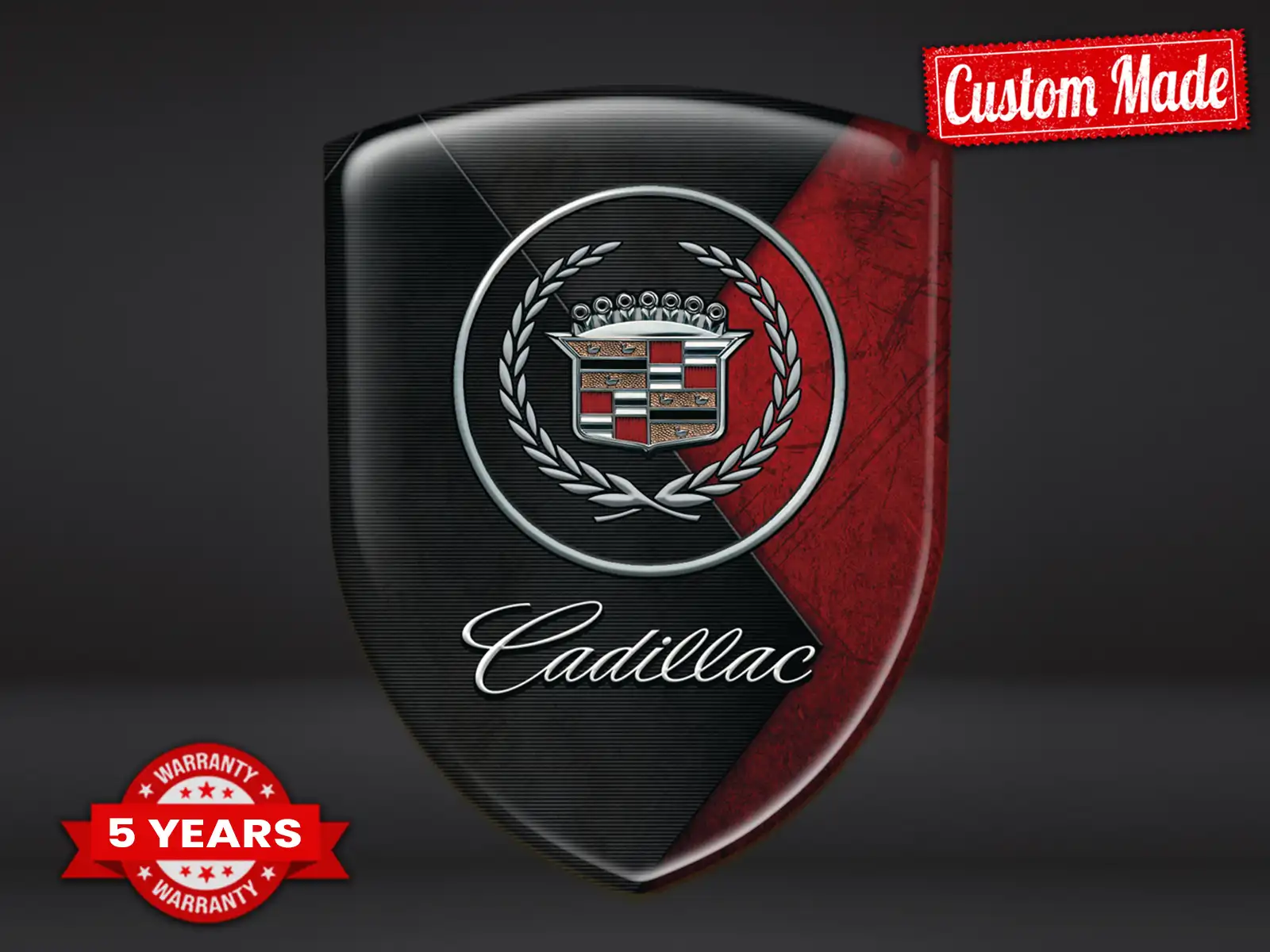 Cadillac Heckscheibenaufkleber Tuning Stern Minimal ST